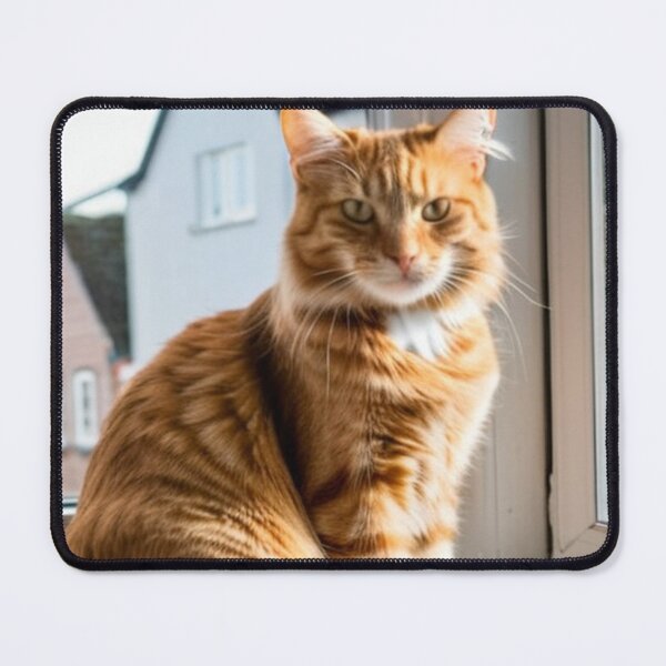 Artikelvorschau, Animals - Ginger Tabby Cat, Serene Contemplation at the Window entworfen und verkauft von World-Pets.