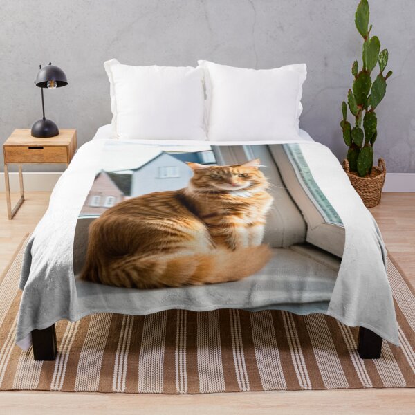 Item preview, Animals - Ginger Tabby Cat, Serene Contemplation at the Window designed and sold by World-Pets.