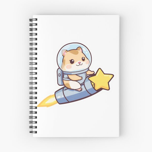 Item preview, Hamster Astronaut Sticker – Kawaii Space Rocket Animal Vinyl Decal for Galaxy Lovers designed and sold by Pandey14.