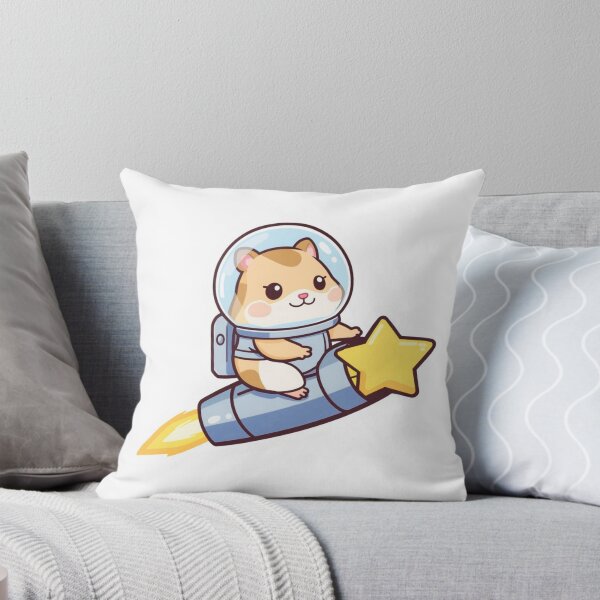 Item preview, Hamster Astronaut Sticker – Kawaii Space Rocket Animal Vinyl Decal for Galaxy Lovers designed and sold by Pandey14.