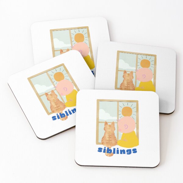Item preview, Orange Cat & Baby Siblings designed and sold by Melo&Mia.