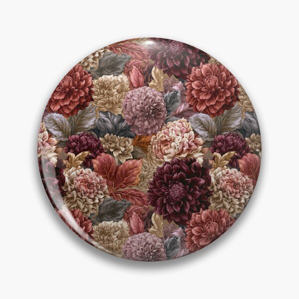 Item preview, Trendy Dahlias  - Botanical Garden Pattern  - Gifts For Girlfriend designed and sold by RoyalStarsPatts.