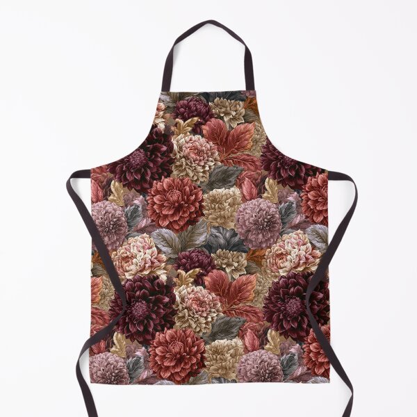 Item preview, Trendy Dahlias - Botanical Garden Pattern - Gifts For Girlfriend designed and sold by RoyalStarsPatts.