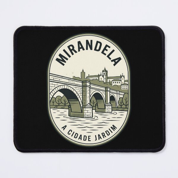 Item preview, Mirandela Portugal City Garden Vintage Travel Emblem designed and sold by k3rstman1.