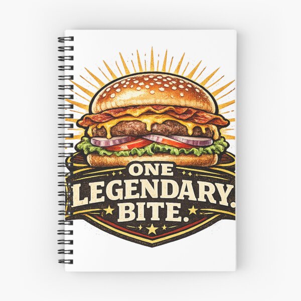 Item preview, One Legendary Bite: Iconic Achievement Legend Badge Design designed and sold by irfanshikh.