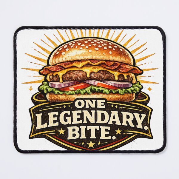 Item preview, One Legendary Bite: Iconic Achievement Legend Badge Design designed and sold by irfanshikh.