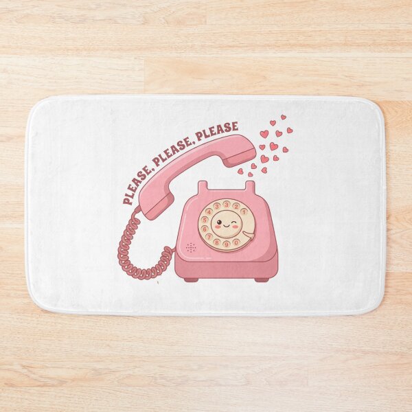 Item preview, Please Please Please Cute Retro Pink Telephone Sticker designed and sold by ctbrtn.