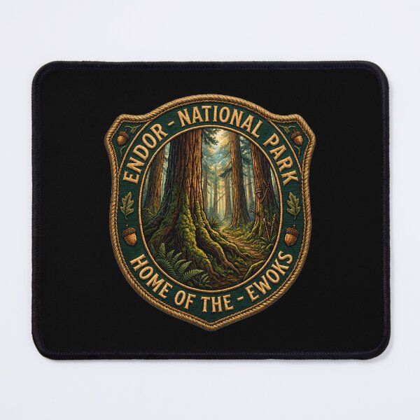 Item preview, Endor National Park: Home of the Ewoks designed and sold by FrontierCosmic.
