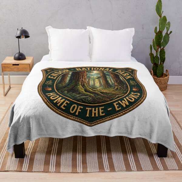 Item preview, Endor National Park: Home of the Ewoks designed and sold by FrontierCosmic.