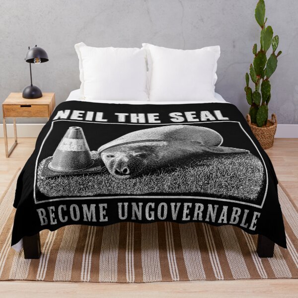 Item preview, Vintage Neil The Seal Become Ungovernable Shirt, Funny Animal Meme T-Shirt, Retro Tasmania Elephant Seal Graphic Tee, Streetwear Shirt designed and sold by LiuTiuuu.