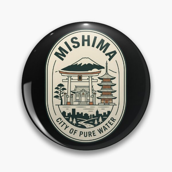 Item preview, Mishima Japan Mount Fuji Vintage Travel Emblem designed and sold by k3rstman1.