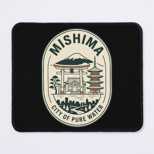 Item preview, Mishima Japan Mount Fuji Vintage Travel Emblem designed and sold by k3rstman1.