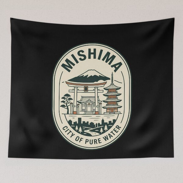 Item preview, Mishima Japan Mount Fuji Vintage Travel Emblem designed and sold by k3rstman1.