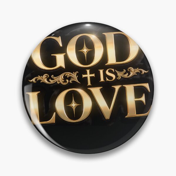 Item preview, GOD IS LOVE | Luxury Gold Christian Typography | Faith Scripture Design designed and sold by KINGDOM GOLD STUDIO.