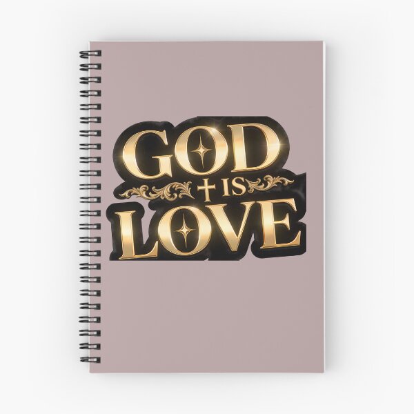 Item preview, GOD IS LOVE | Luxury Gold Christian Typography | Faith Scripture Design designed and sold by KINGDOM GOLD STUDIO.