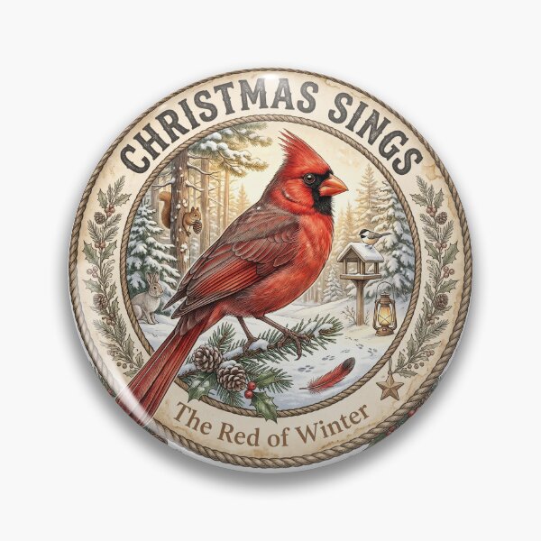 Item preview, Christmas Sings Cardinal designed and sold by Roy & Tiffany.