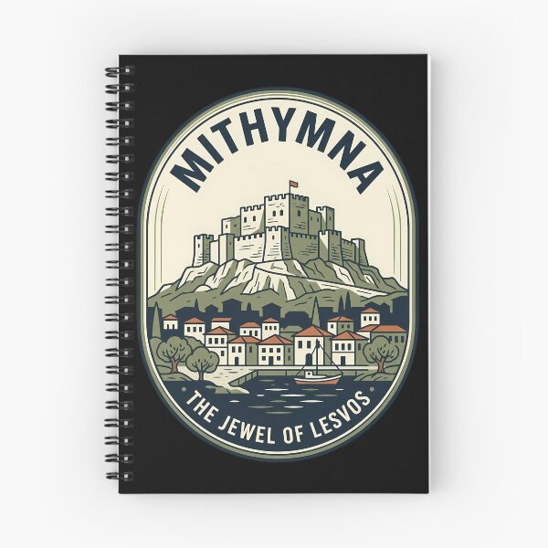Item preview, Mithymna Molyvos Castle Vintage Travel Emblem designed and sold by k3rstman1.