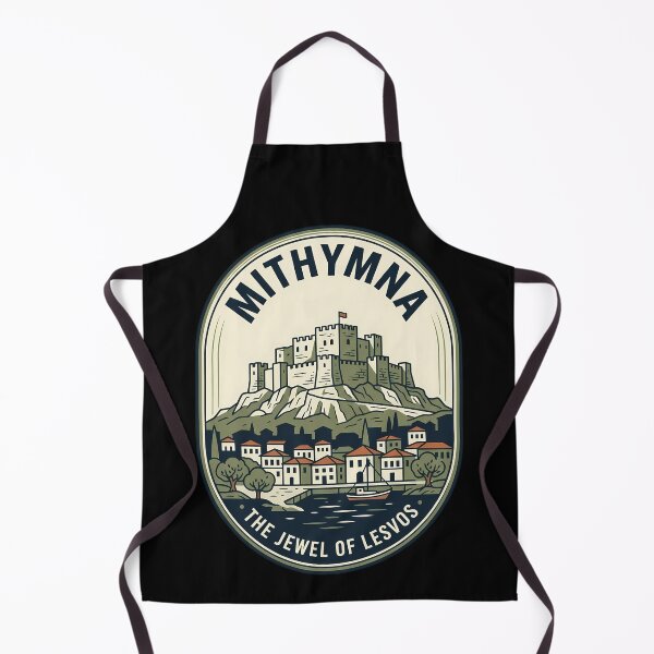 Item preview, Mithymna Molyvos Castle Vintage Travel Emblem designed and sold by k3rstman1.