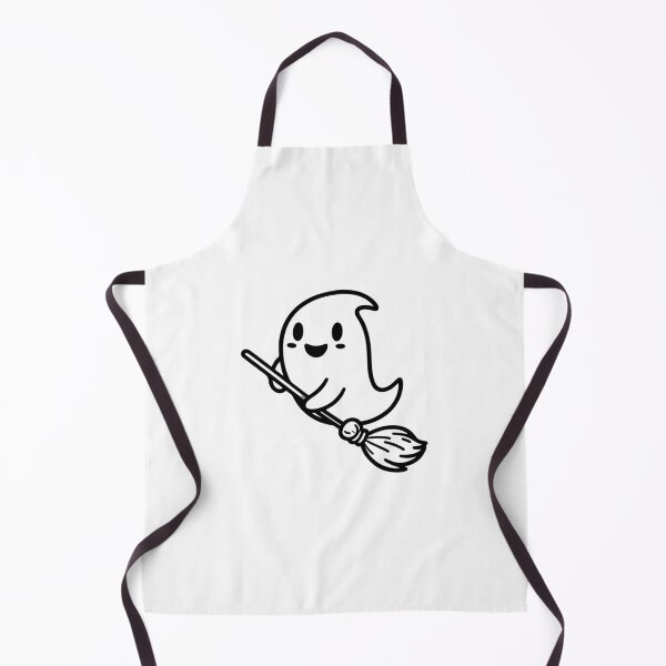 Item preview, Cute Ghost Flying on Broom Halloween Kawaii designed and sold by سله أرت.