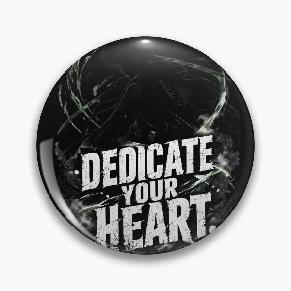 Item preview, Levi Ackerman Dedicate Your Heart – Attack on Titan Anime Quote Shirt designed and sold by Pir8prints.