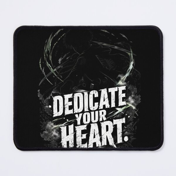 Item preview, Levi Ackerman Dedicate Your Heart – Attack on Titan Anime Quote Shirt designed and sold by Pir8prints.
