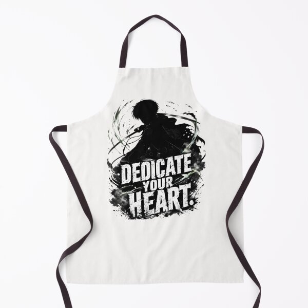 Item preview, Levi Ackerman Dedicate Your Heart – Attack on Titan Anime Quote Shirt designed and sold by Pir8prints.