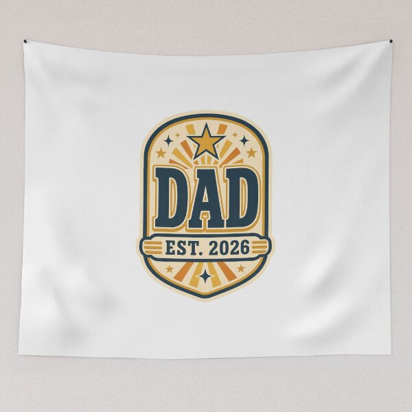 Item preview, Dad Established 2026 Retro New Father Gift designed and sold by Peak Pop Designs | Funny Gifts, Cozy Art & Cute Animals .