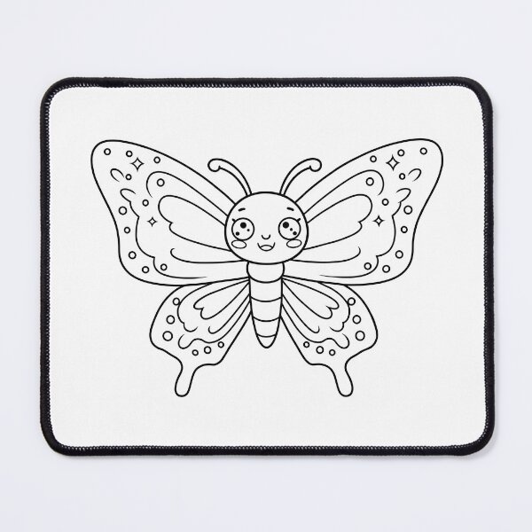 Item preview, Cute Smiling Butterfly designed and sold by ArtPer-design.