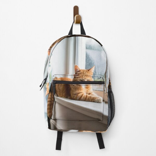 Item preview, Animals - Ginger Tabby Cat, Winter Serenity on a Windowsill designed and sold by World-Pets.