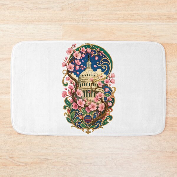 Item preview, Washington DC Capitol – Art Nouveau Blossom Garden designed and sold by Fenay Designs.