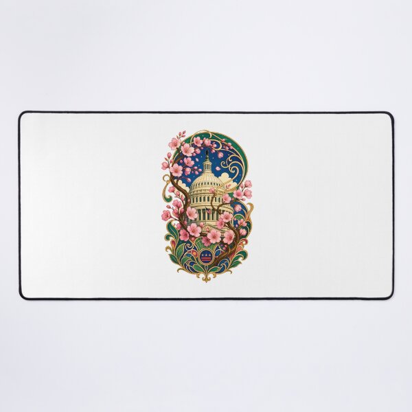 Item preview, Washington DC Capitol – Art Nouveau Blossom Garden designed and sold by Fenay Designs.
