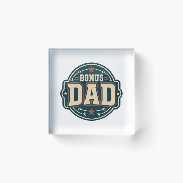 Item preview, Bonus Dad Retro Chosen Family Father Gift designed and sold by Peak Pop Designs | Funny Gifts, Cozy Art & Cute Animals .