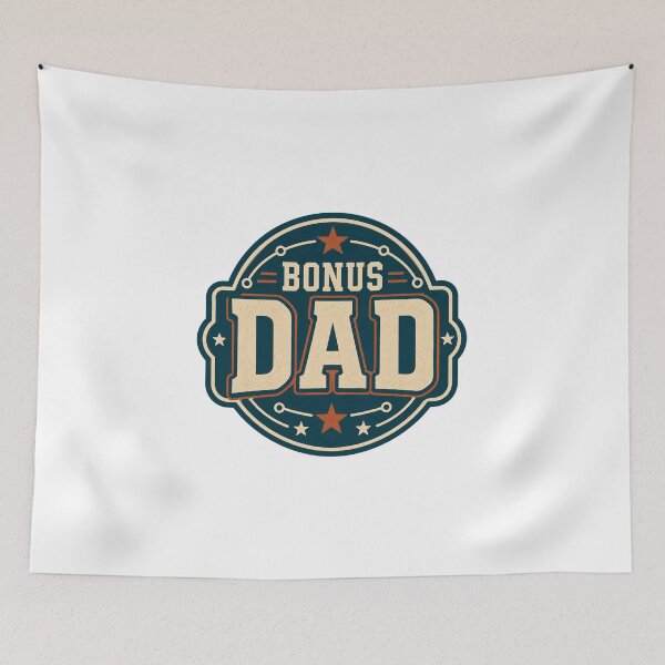 Item preview, Bonus Dad Retro Chosen Family Father Gift designed and sold by Peak Pop Designs | Funny Gifts, Cozy Art & Cute Animals .