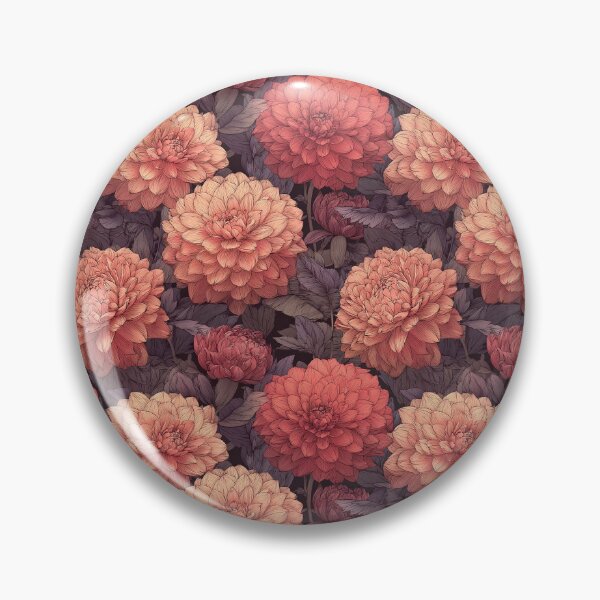 Item preview, Unique Dahlias Flower  - Birthday Flower Pattern  - Gifts For Guys designed and sold by RoyalStarsPatts.
