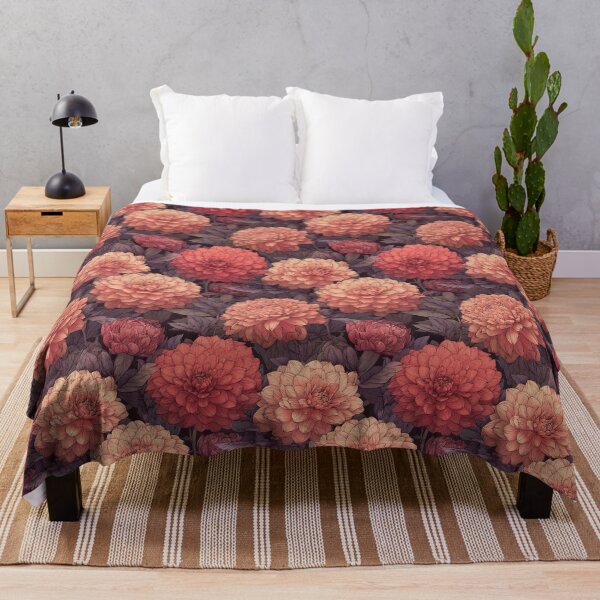 Item preview, Unique Dahlias Flower - Birthday Flower Pattern - Gifts For Guys designed and sold by RoyalStarsPatts.