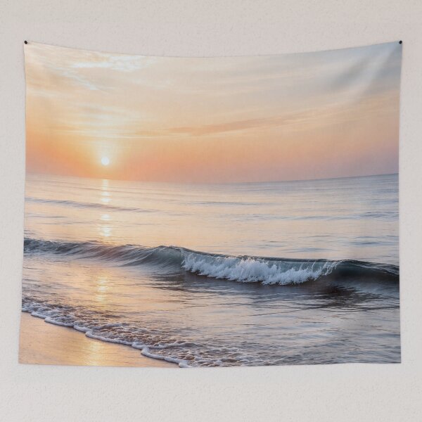 Item preview, Gentle waves – sunrise over the endless sea designed and sold by Eric Nagel.