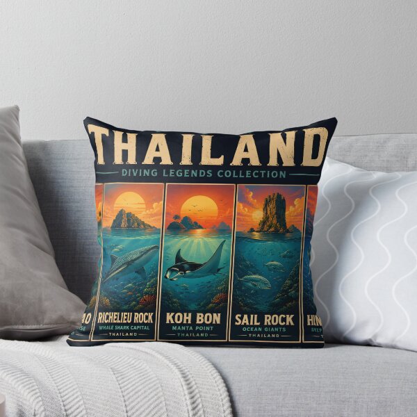 Item preview, Ocean Soul – Retro Tropical Sunset Illustration designed and sold by Spirit of Siam.