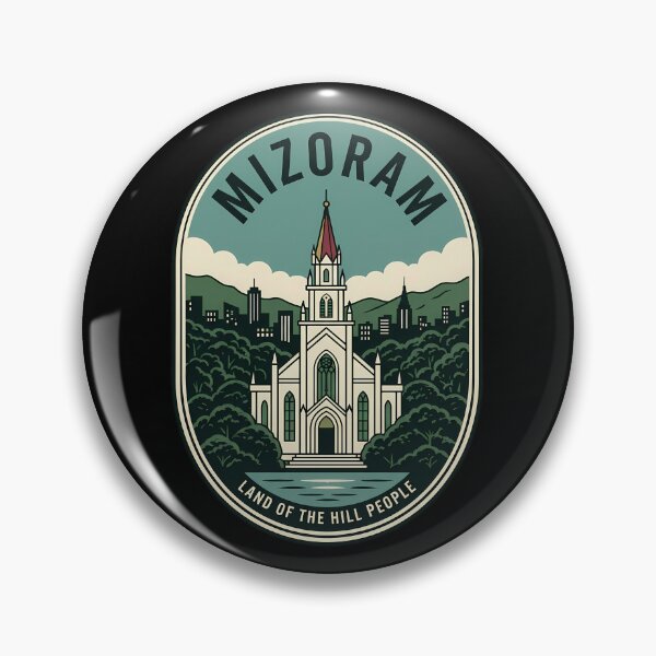 Item preview, Mizoram Land of the Hill People Vintage Travel designed and sold by k3rstman1.