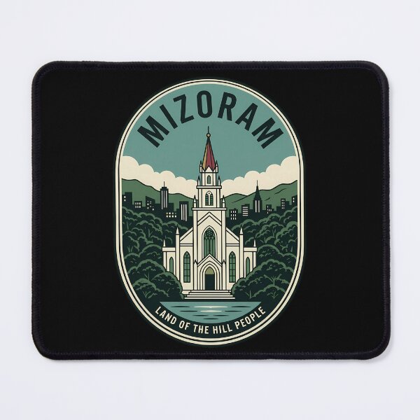 Item preview, Mizoram Land of the Hill People Vintage Travel designed and sold by k3rstman1.