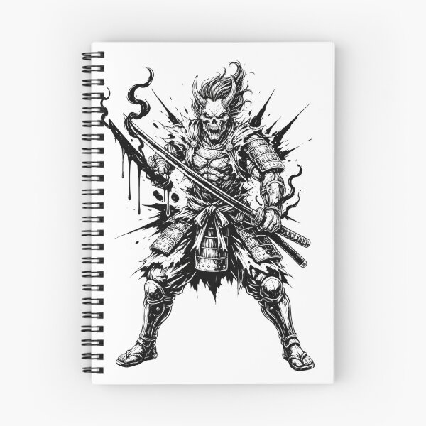 Item preview, Oni Skull Samurai Warrior designed and sold by Rob-Son.