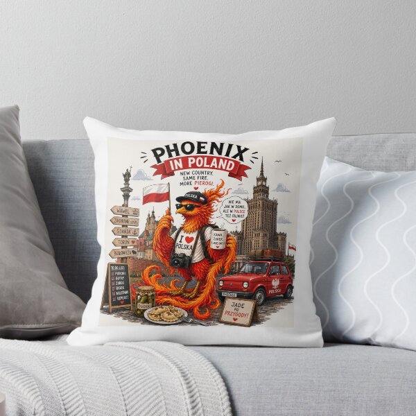 Item preview, Phoenix in Poland | Funny Polish Tourist Bird Travel designed and sold by Suzaku Studio.
