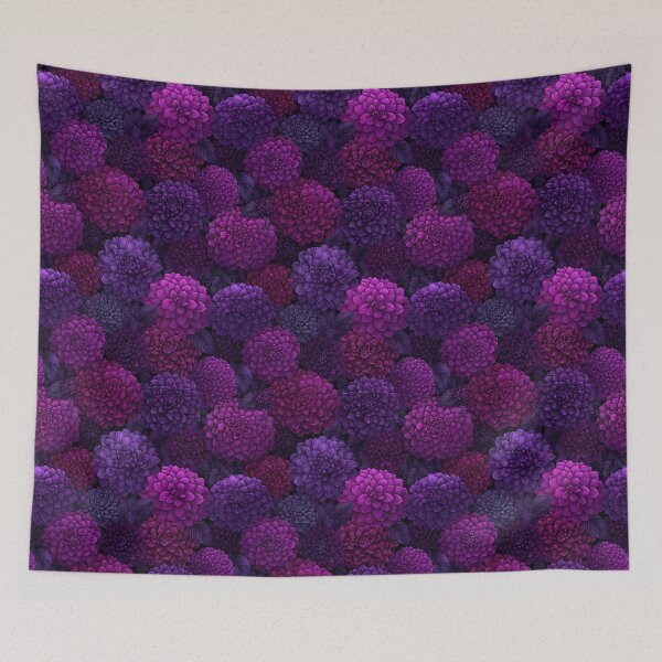 Item preview, Chic Dahlias  - Retro Flower Floral  - Gifts For Her designed and sold by RoyalStarsPatts.
