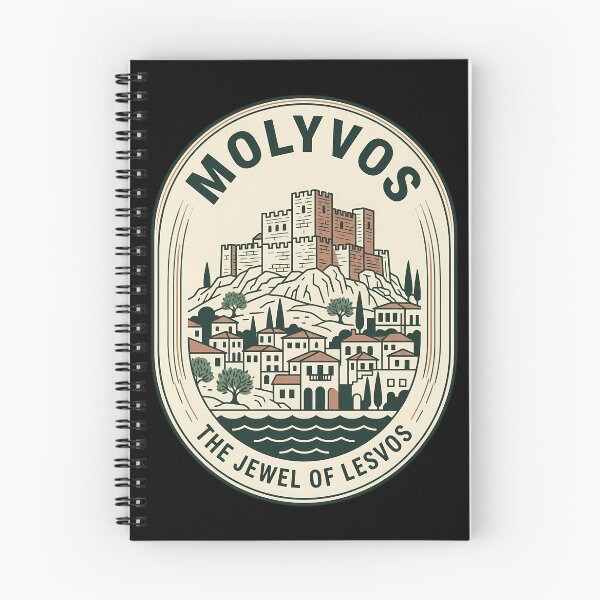 Item preview, Molyvos Greece Vintage Travel Emblem Lesvos Island designed and sold by k3rstman1.