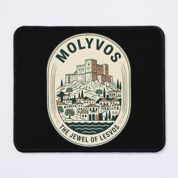 Item preview, Molyvos Greece Vintage Travel Emblem Lesvos Island designed and sold by k3rstman1.