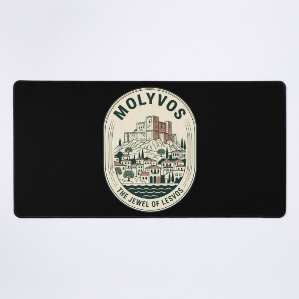 Item preview, Molyvos Greece Vintage Travel Emblem Lesvos Island designed and sold by k3rstman1.