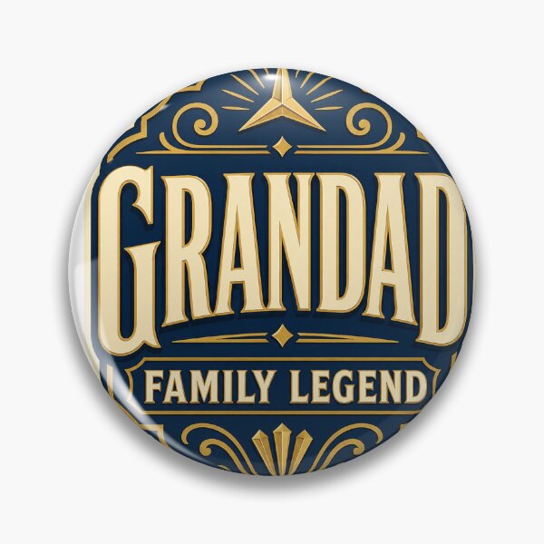 Item preview, Grandad Family Legend Retro Father's Day Gift designed and sold by Peak Pop Designs | Funny Gifts, Cozy Art & Cute Animals .