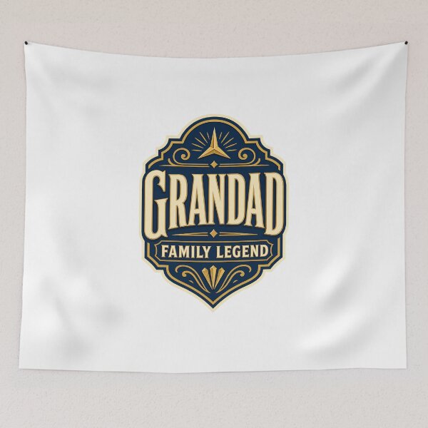 Item preview, Grandad Family Legend Retro Father's Day Gift designed and sold by Peak Pop Designs | Funny Gifts, Cozy Art & Cute Animals .