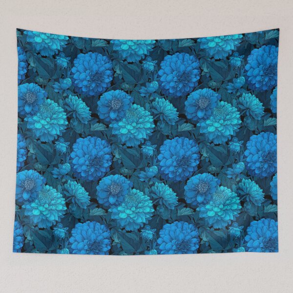 Item preview, Elegant Dahlias Texture  - Flower Bouquet Pattern  - Gifts For Him designed and sold by RoyalStarsPatts.