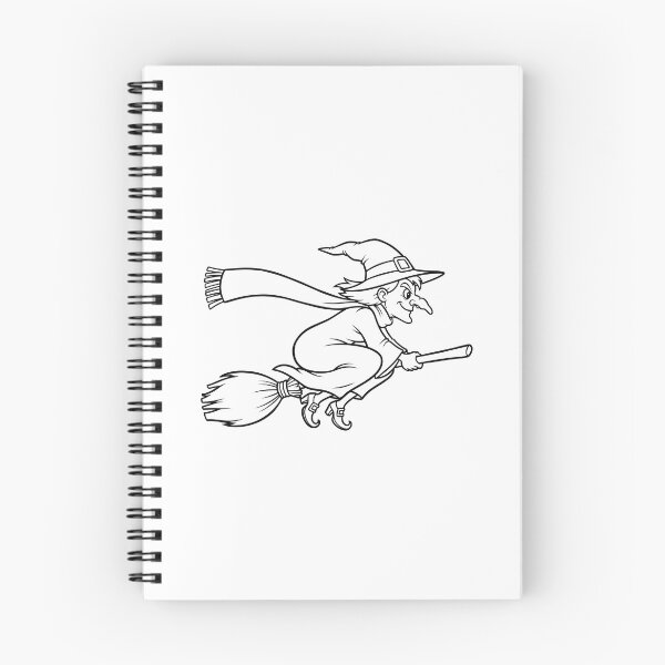 Item preview, Flying Witch on Broom Vintage Halloween designed and sold by ArtPer-design.