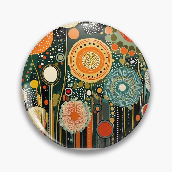 Item preview, Garden Listens Japanese Modern Art Poster, Colorful Floral Circle Flowers Print, Le Musée d'Art Moderne Japan 1927 Wall Decor designed and sold by MorningJoco.